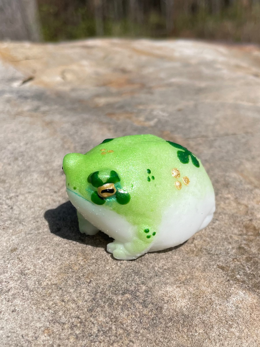 Shamrock Frog silicone stress buddy