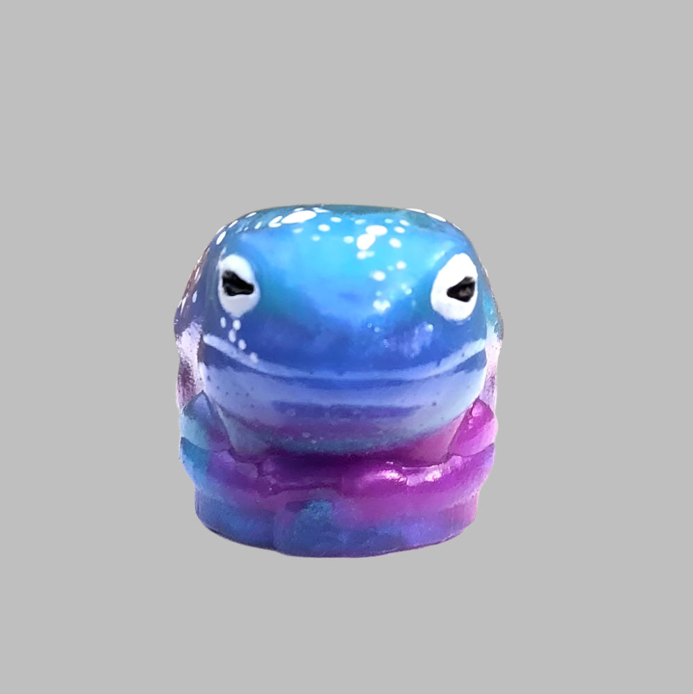 GALAXY GLOW Limted Edition SQUISHY Green Tree Frog. Cute frog fidget Anti Stress Weirdcore